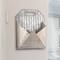 Galvanized Metal & Wood Envelope Wall Organizer